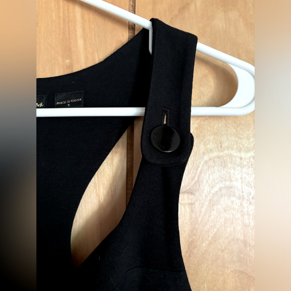 Vintage Y2K Guess Jeans black pinafore dress size S - Picture 4 of 11
